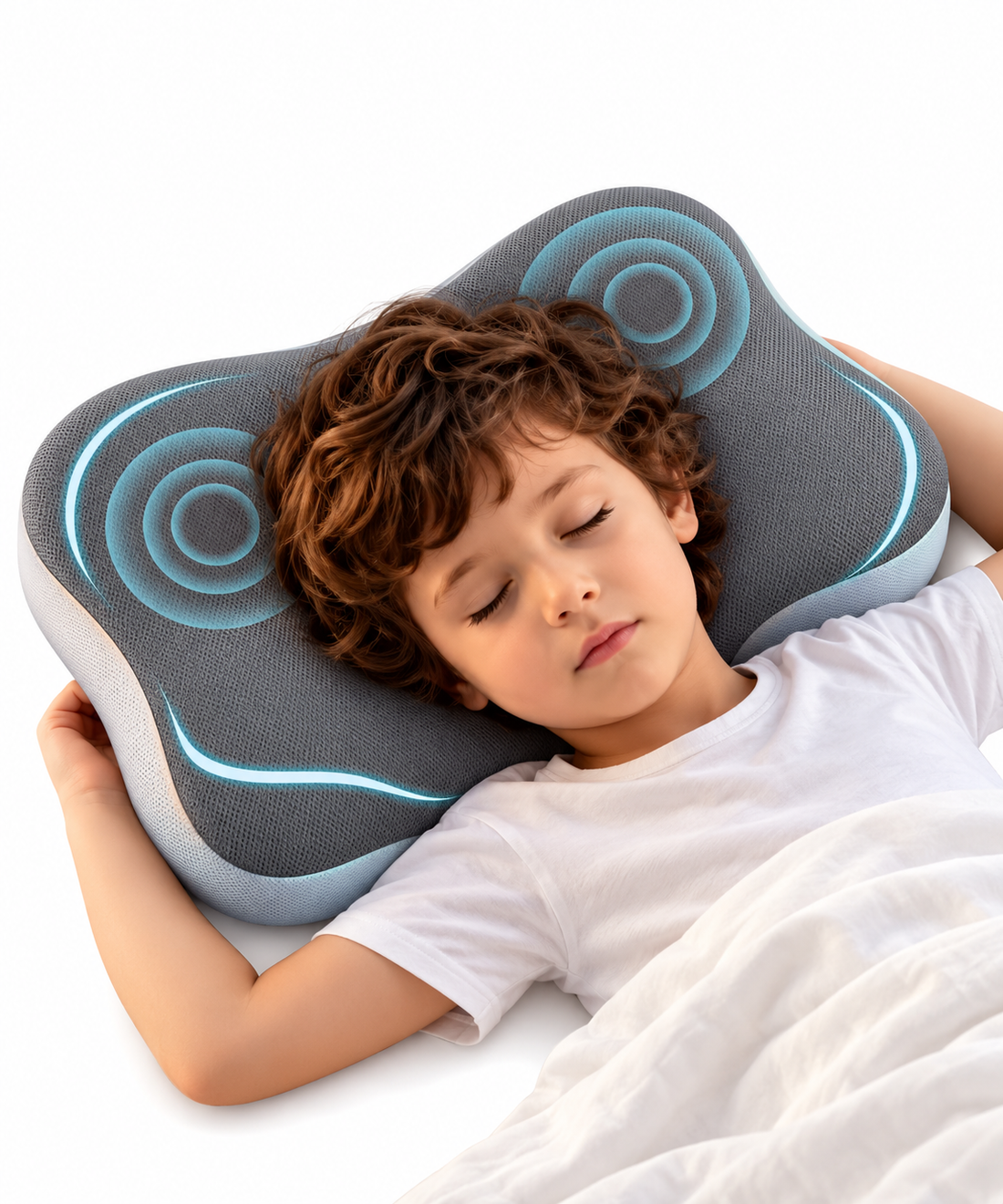 Oreiller Ergonomique Enfant VIAFIA | Douceur et Confort pour des Nuits Paisibles